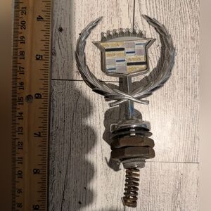 Cadillac Silver and Gold Emblem